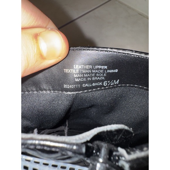 NWOB Gianni Bini Ankle Boots Croc-embossed Leather Boots Size 6.5 - Picture 7 of 11